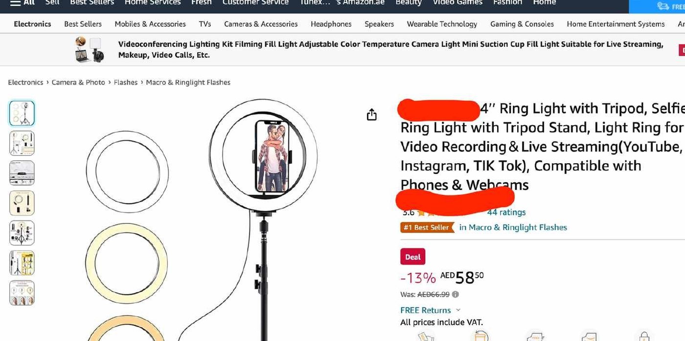 Amazon.ae category best seller
