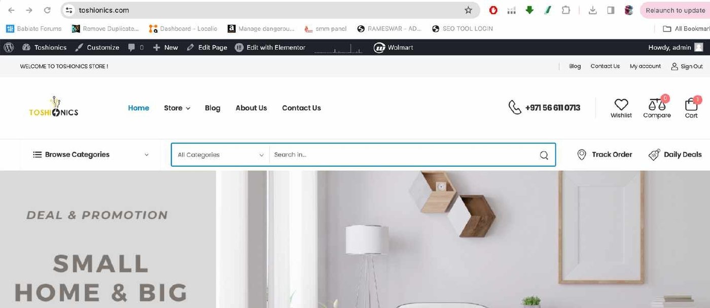 Toshionics — Amazon UAE brand storefront
